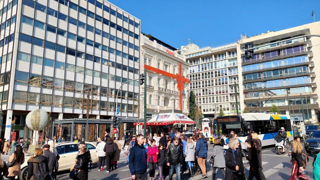 Grand Apartment In Parliament Square أثينا المظهر الخارجي الصورة